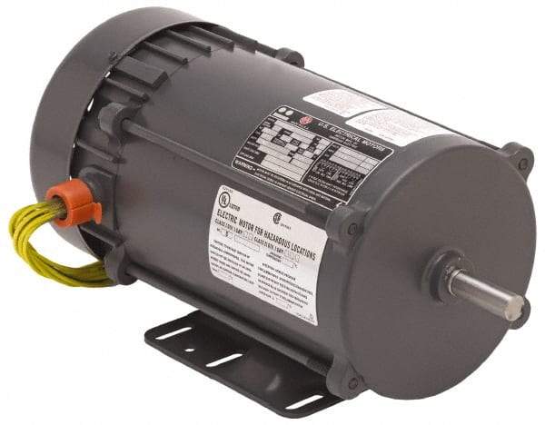 US Motors - 1/3 hp, TEFC Enclosure, Auto Thermal Protection, 1,725 RPM, 115/230 Volt, 60 Hz, Industrial Electric AC/DC Motor - Size 56 Frame, C-Face Mount, 1 Speed, Ball Bearings, 6.8/3.4 Full Load Amps, BR Class Insulation, Reversible - A1 Tooling