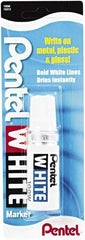 Pentel - White Permanent Marker - Broad Tip, AP Nontoxic Ink - A1 Tooling