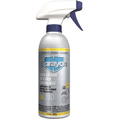 Sprayon - 12 oz Bottle Spray Lubricant - Clear, -40°F to 450°F, Food Grade - A1 Tooling