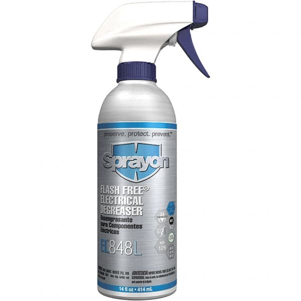 Sprayon - 16 Ounce Bottle Electrical Grade Cleaner/Degreaser - Nonflammable, Plastic Safe - A1 Tooling