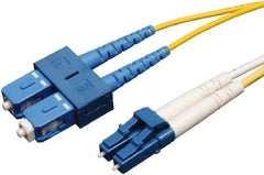 Tripp-Lite - 6' Long, LC/SC Head, Singlemode Fiber Optic Cable - Aqua, Use with LAN - A1 Tooling