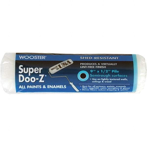 Wooster Brush - 1/2" Nap, 9" Wide Paint Roller Cover - Semi-Rough Texture, Woven - A1 Tooling