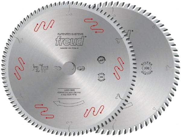 Freud - 220mm Diam, 30mm Arbor Hole Diam, 64 Tooth Wet & Dry Cut Saw Blade - Carbide-Tipped, Standard Round Arbor - A1 Tooling