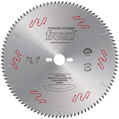 Freud - 300mm Diam, 1" Arbor Hole Diam, 96 Tooth Wet & Dry Cut Saw Blade - Carbide-Tipped, Standard Round Arbor - A1 Tooling