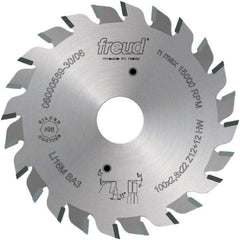 Freud - 120mm Diam, 20mm Arbor Hole Diam, Wet & Dry Cut Saw Blade - Carbide-Tipped, Standard Round Arbor - A1 Tooling