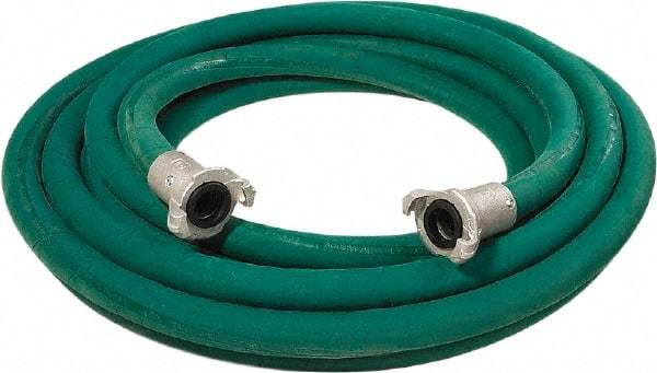 Alliance Hose & Rubber - 3/4" Inside x 1-1/2" Outside Diam, Grade 0 Synthetic Rubber, Sandblast Hose - Green, 50' Long, 150 psi Working Pressure - A1 Tooling