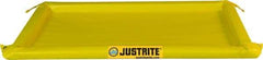 Justrite - 40 Gal Low Wall Berm - 2" High x 4' Wide x 8" Long - A1 Tooling