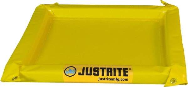 Justrite - 20 Gal Low Wall Berm - 2" High x 4' Wide x 4" Long - A1 Tooling