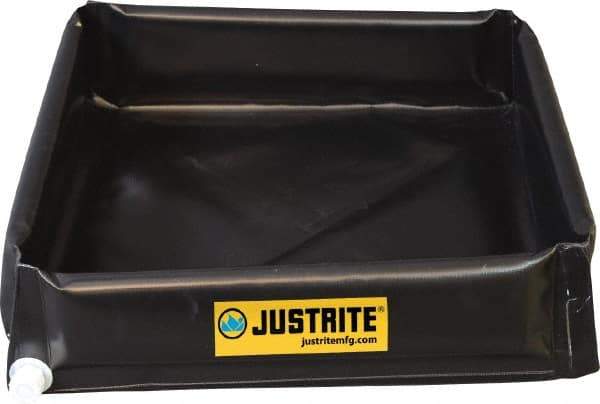 Justrite - 110 Gal Low Wall Berm - 6' Wide x 6" Long - A1 Tooling