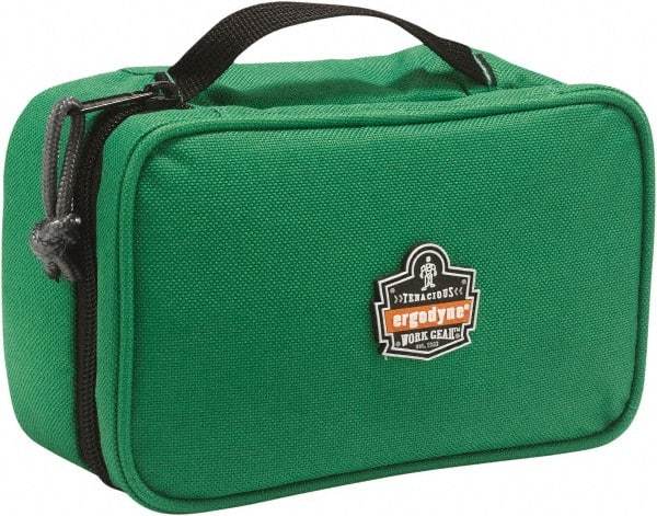 Ergodyne - 1 Pocket Green Polyester Tool Bag - 7-1/2" Wide x 4-1/2" Deep x 3" High - A1 Tooling