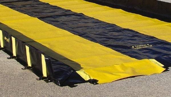 Justrite - 6' Long x 3' Wide, Spill Containment Berm Track Mat - Compatible with Berm - A1 Tooling