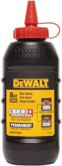 DeWALT - 8 oz Container Chalk Refill - Permanent Red - A1 Tooling