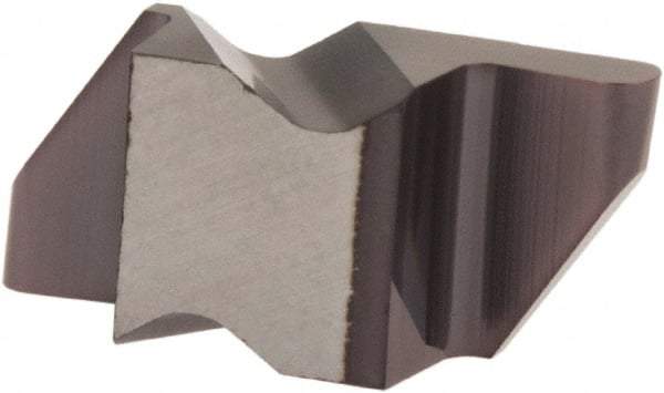 Tool-Flo - 3031FLR Grade AC50, 1/16" Cutting Width Carbide Grooving Insert - 1/8" Max Depth of Cut, Left Hand, 0.031" Corner Radius, AlTiN Finish - A1 Tooling