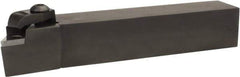 Hertel - DPGR 432, -5° Lead Angle IDLP External Left Hand Indexable Profiling Toolholder - 1" Shank Height x 1" Shank Width, 5" Long, Steel - A1 Tooling