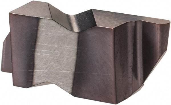 Hertel - 3031IRD Grade HC215, 1.57mm Cutting Width Carbide Grooving Insert - 1/8" Max Depth of Cut, Right Hand, 0.031" Corner Radius, TiAlN Finish - A1 Tooling