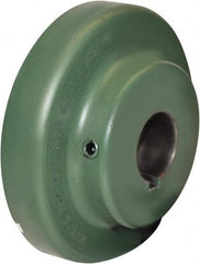 TB Wood's - 1-3/4" Max Bore Diam, 3/8" x 3/16" Keyway Width x Depth, 6-3/8" Hub, 9 Flexible Coupling Flange - 6-3/8" OD, 2-13/32" OAL, Cast Iron, Type S - A1 Tooling