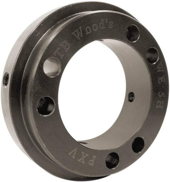 TB Wood's - 6.63" Hub, WE40 Flexible Bushed Coupling Hub - 6.63" OD, 1-3/4" OAL, Steel, Order 2 Hubs with Same OD & 1 Insert for Complete Coupling - A1 Tooling