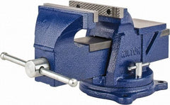 Wilton - 6" Jaw Width, 6" Opening Capacity, 3" Throat Depth, Steel Swivel Bench Vise - Bolt Down Base Attachment - A1 Tooling