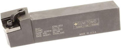 Sumitomo - MCKN, Right Hand Cut, 15° Lead Angle, 1" Shank Height x 1" Shank Width, Negative Rake Indexable Turning Toolholder - 6" OAL, CNMG 432 Insert Compatibility, Series Multi-Option - A1 Tooling