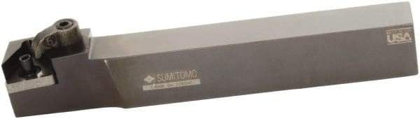 Sumitomo - MTAN, Right Hand Cut, 0° Lead Angle, 3/4" Shank Height x 3/4" Shank Width, Negative Rake Indexable Turning Toolholder - 4-1/2" OAL, TNMG 322 Insert Compatibility, Series Multi-Option - A1 Tooling