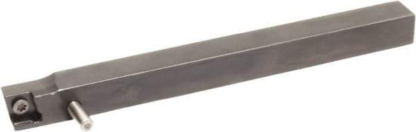 Sumitomo - SCAC, Left Hand Cut, 0° Lead Angle, 5/8" Shank Height x 5/8" Shank Width, Neutral Rake Indexable Turning Toolholder - 4-1/2" OAL, CC.. 32.52 Insert Compatibility, Series Screw Lock - A1 Tooling