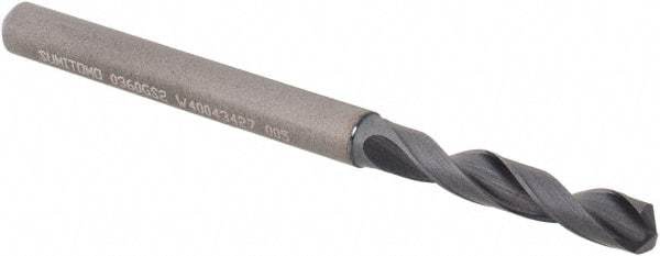 Sumitomo - 3.6mm 135° Solid Carbide Screw Machine Drill Bit - TiAlCr/TiSi Finish, 21mm Flute Length, 54mm OAL - A1 Tooling