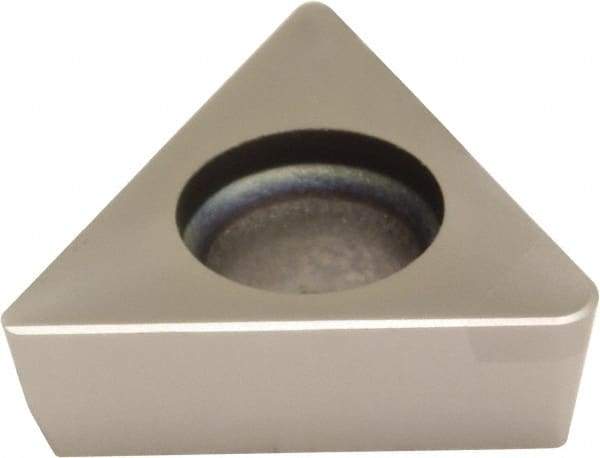 Sumitomo - NC-TPGA221 Grade BNC200 PCBN Turning Insert - TiN Finish, 60° Triangle, 1/4" Inscr Circle, 1/8" Thick, 1/64" Corner Radius - A1 Tooling