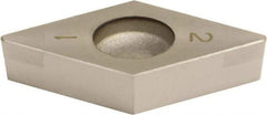 Sumitomo - 2NC-DCGA21.51 Grade BNC500 PCBN Turning Insert - 55° Diamond, 1/4" Inscr Circle, 3/32" Thick, 1/64" Corner Radius - A1 Tooling