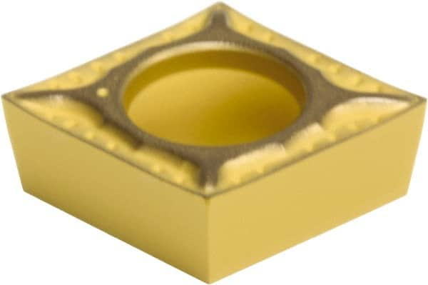 Sumitomo - CCGT32.50 ESI Grade AC630M Carbide Turning Insert - Al2O3 Finish, 80° Diamond, 3/8" Inscr Circle, 5/32" Thick, 0.0039" Corner Radius - A1 Tooling