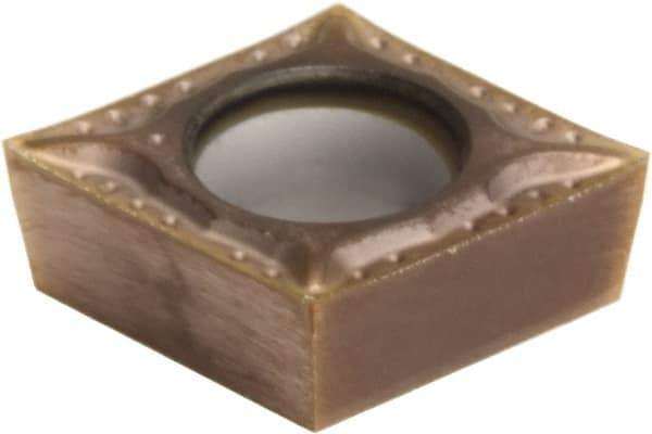 Sumitomo - CCGT32.50 ESI Grade AC520U Carbide Turning Insert - TiAlN/AlCrN Finish, 80° Diamond, 3/8" Inscr Circle, 5/32" Thick, 0.0039" Corner Radius - A1 Tooling