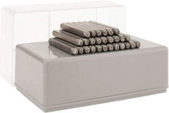 C.H. Hanson - 27 Piece, 1/8" Character Steel Stamp Set - Letters, Standard - A1 Tooling