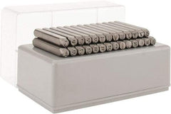 C.H. Hanson - 27 Piece, 3/16" Character Steel Stamp Set - Letters, Standard - A1 Tooling