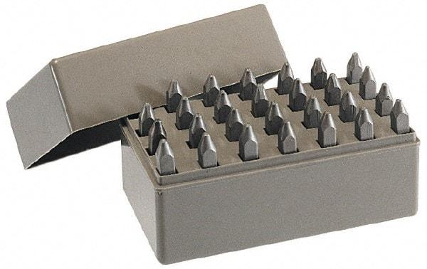 C.H. Hanson - 27 Piece, 1/16" Character Steel Stamp Set - Letters, Heavy Duty - A1 Tooling