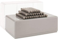 C.H. Hanson - 27 Piece, 3/32" Character Steel Stamp Set - Letters, Heavy Duty - A1 Tooling