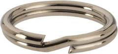 C.H. Hanson - 5/8" ID, 20mm OD, 2mm Thick, Split Ring - Carbon Spring Steel, Nickel Plated Finish - A1 Tooling