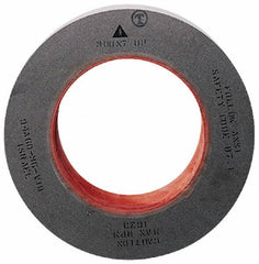 Camel Grinding Wheels - 24" Diam x 12" Hole x 4" Wide Centerless & Cylindrical Grinding Wheel - 80/120 Grit, Aluminum Oxide, Type 1, Medium/Fine Grade, Vitrified Bond, No Recess - A1 Tooling