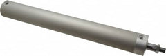 SMC PNEUMATICS - 1-1/2" Bore Double Acting Air Cylinder - 1/8 Port, 7/16-20 Rod Thread, 140 Max psi, 40 to 140°F - A1 Tooling