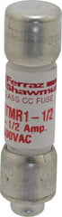 Ferraz Shawmut - 600 VAC/VDC, 1.5 Amp, Fast-Acting General Purpose Fuse - Clip Mount, 1-1/2" OAL, 100 at DC, 200 at AC kA Rating, 13/32" Diam - A1 Tooling