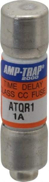 Ferraz Shawmut - 300 VDC, 600 VAC, 1 Amp, Time Delay General Purpose Fuse - Clip Mount, 1-1/2" OAL, 100 at DC, 200 at AC kA Rating, 13/32" Diam - A1 Tooling