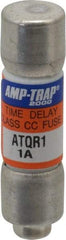 Ferraz Shawmut - 300 VDC, 600 VAC, 1 Amp, Time Delay General Purpose Fuse - Clip Mount, 1-1/2" OAL, 100 at DC, 200 at AC kA Rating, 13/32" Diam - A1 Tooling