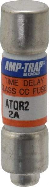 Ferraz Shawmut - 300 VDC, 600 VAC, 2 Amp, Time Delay General Purpose Fuse - Clip Mount, 1-1/2" OAL, 100 at DC, 200 at AC kA Rating, 13/32" Diam - A1 Tooling