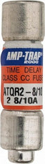 Ferraz Shawmut - 300 VDC, 600 VAC, 2.8 Amp, Time Delay General Purpose Fuse - Clip Mount, 1-1/2" OAL, 100 at DC, 200 at AC kA Rating, 13/32" Diam - A1 Tooling