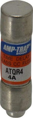 Ferraz Shawmut - 300 VDC, 600 VAC, 4 Amp, Time Delay General Purpose Fuse - Clip Mount, 1-1/2" OAL, 100 at DC, 200 at AC kA Rating, 13/32" Diam - A1 Tooling