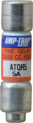 Ferraz Shawmut - 300 VDC, 600 VAC, 5 Amp, Time Delay General Purpose Fuse - Clip Mount, 1-1/2" OAL, 100 at DC, 200 at AC kA Rating, 13/32" Diam - A1 Tooling