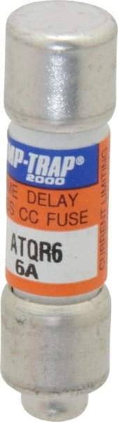 Ferraz Shawmut - 300 VDC, 600 VAC, 6 Amp, Time Delay General Purpose Fuse - Clip Mount, 1-1/2" OAL, 100 at DC, 200 at AC kA Rating, 13/32" Diam - A1 Tooling