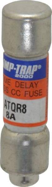 Ferraz Shawmut - 300 VDC, 600 VAC, 8 Amp, Time Delay General Purpose Fuse - Clip Mount, 1-1/2" OAL, 100 at DC, 200 at AC kA Rating, 13/32" Diam - A1 Tooling