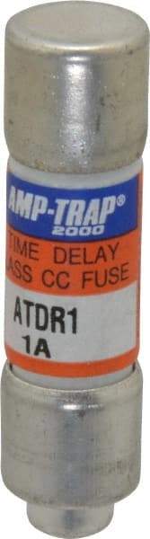 Ferraz Shawmut - 300 VDC, 600 VAC, 1 Amp, Time Delay General Purpose Fuse - Clip Mount, 1-1/2" OAL, 100 at DC, 200 at AC kA Rating, 13/32" Diam - A1 Tooling