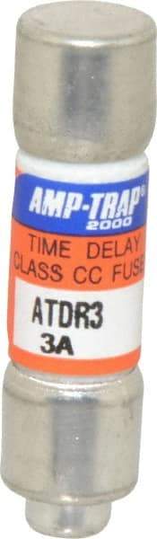 Ferraz Shawmut - 300 VDC, 600 VAC, 3 Amp, Time Delay General Purpose Fuse - Clip Mount, 1-1/2" OAL, 100 at DC, 200 at AC kA Rating, 13/32" Diam - A1 Tooling