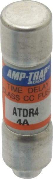 Ferraz Shawmut - 300 VDC, 600 VAC, 4 Amp, Time Delay General Purpose Fuse - Clip Mount, 1-1/2" OAL, 100 at DC, 200 at AC kA Rating, 13/32" Diam - A1 Tooling