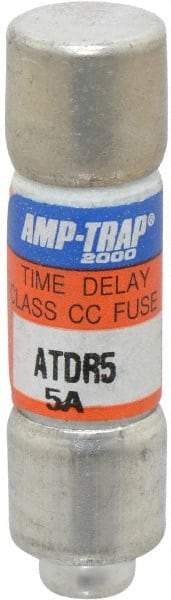 Ferraz Shawmut - 300 VDC, 600 VAC, 5 Amp, Time Delay General Purpose Fuse - Clip Mount, 1-1/2" OAL, 100 at DC, 200 at AC kA Rating, 13/32" Diam - A1 Tooling